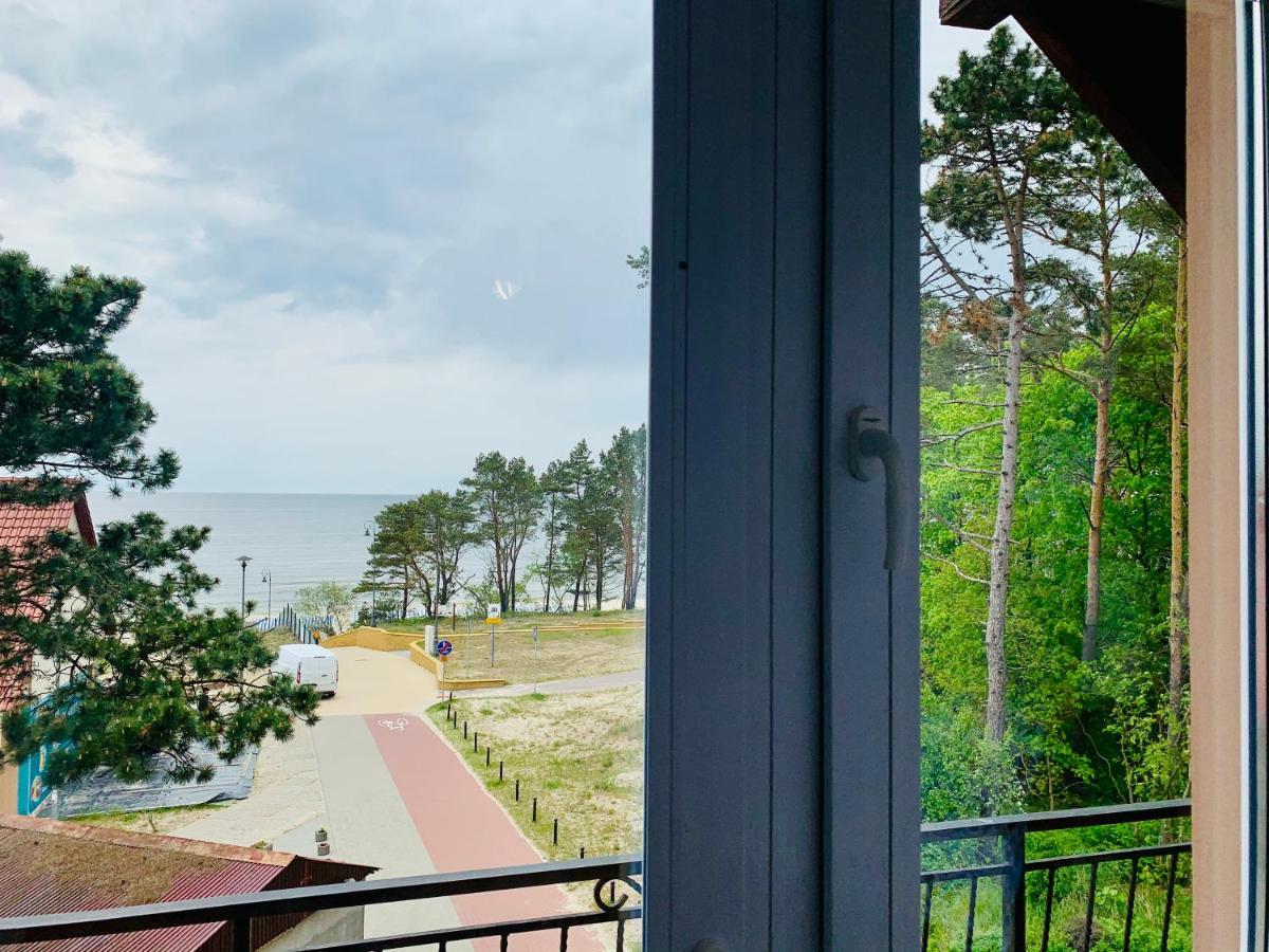 „Amber” Pokoje Z Widokiem Na Morze Krynica Morska Eksteriør bilde